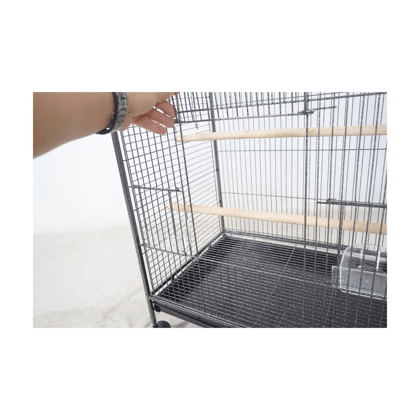 Topmast BinnenVolière Elegant, Antraciet - Papegaaishop