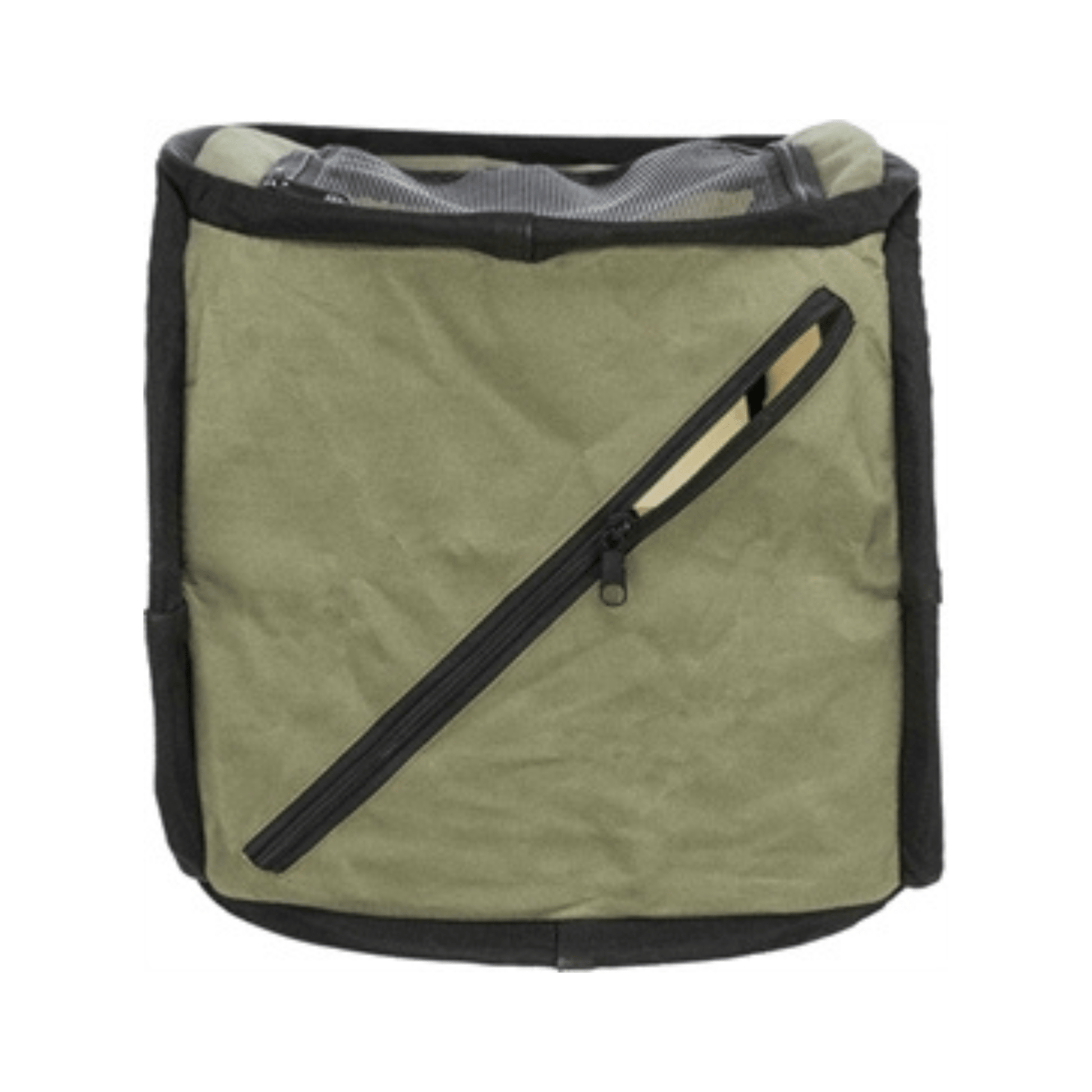 Trixie vervoerstas vogel groen 27x32x27 cm, green bird carrier with ventilation and side pocket for travel.