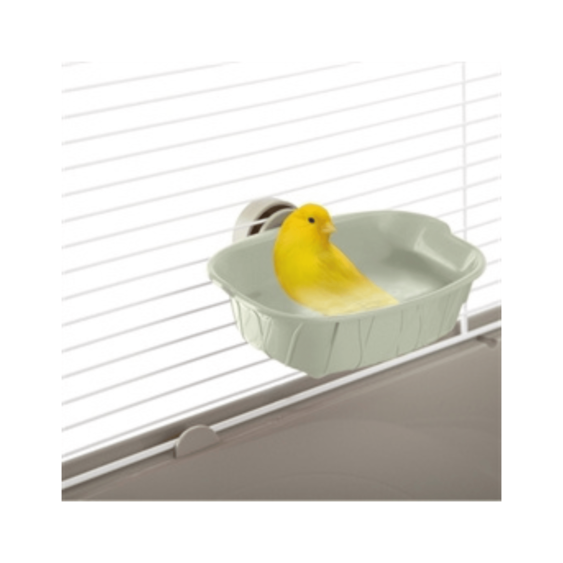 Imac vogelbad assorti 14x8,5x4 cm - Papegaaishop