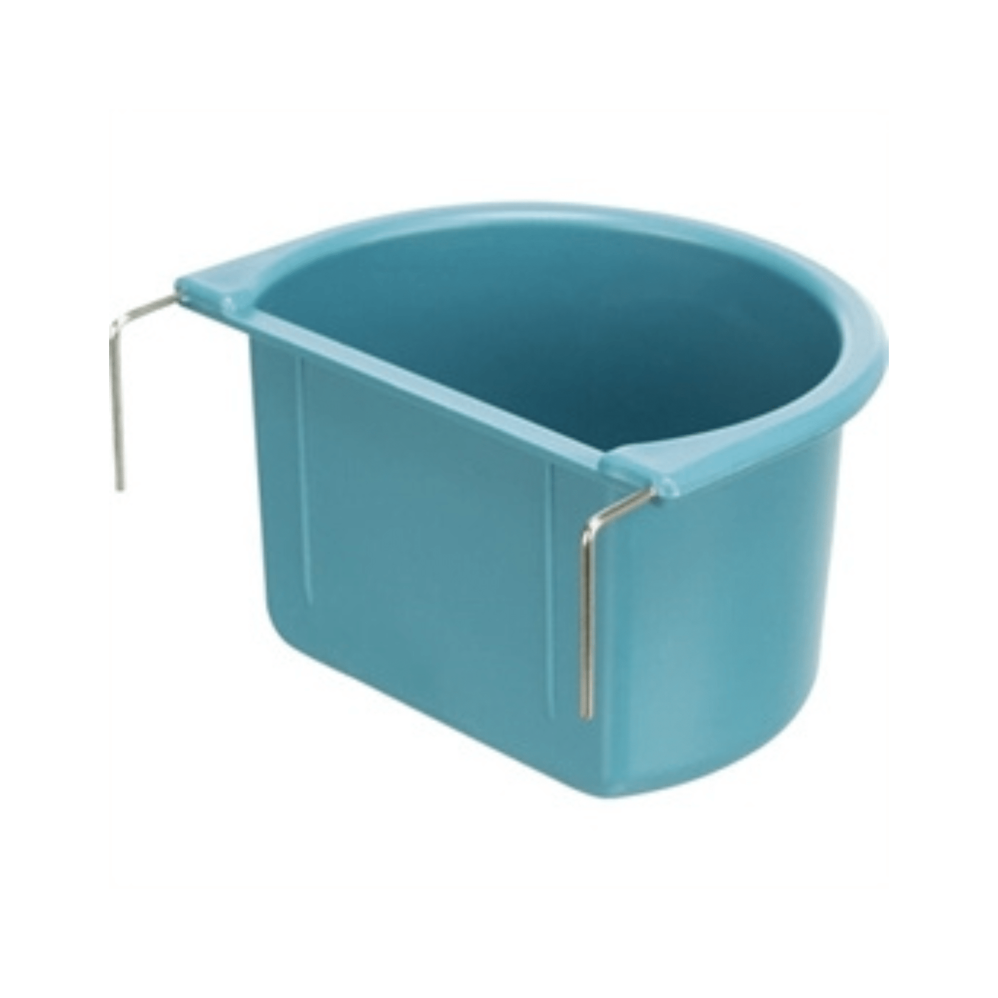 Trixie hangbakje met draadhouder kunststof assorti 8x6 cm 150 ml 4 st - Papegaaishop