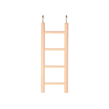 Trixie ladder hout 4 treden 20 cm 4 st - Papegaaishop