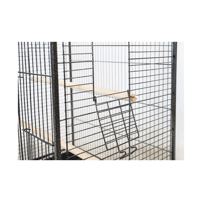 Topmast BinnenVolière Elegant, Antraciet - Papegaaishop