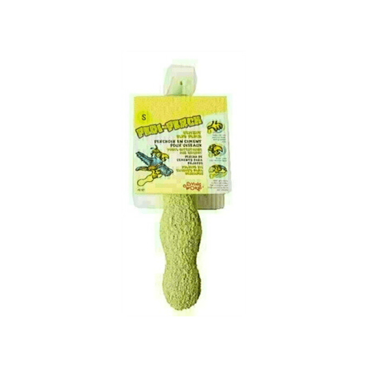 Living world stenen zitstok met klem 16 cm - Papegaaishop