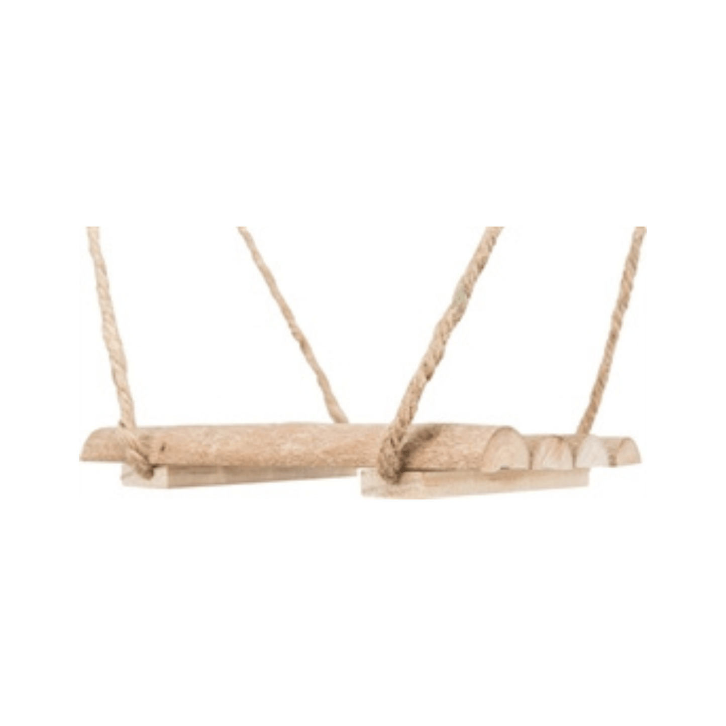 Trixie schommel grenenhout naturel 19,5x19,5x27 cm - Papegaaishop