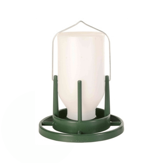 Trixie volière voerdispenser 20 cm 1 ltr 2 st durable plastic bird feeder with 1-liter capacity and hanging handle.
