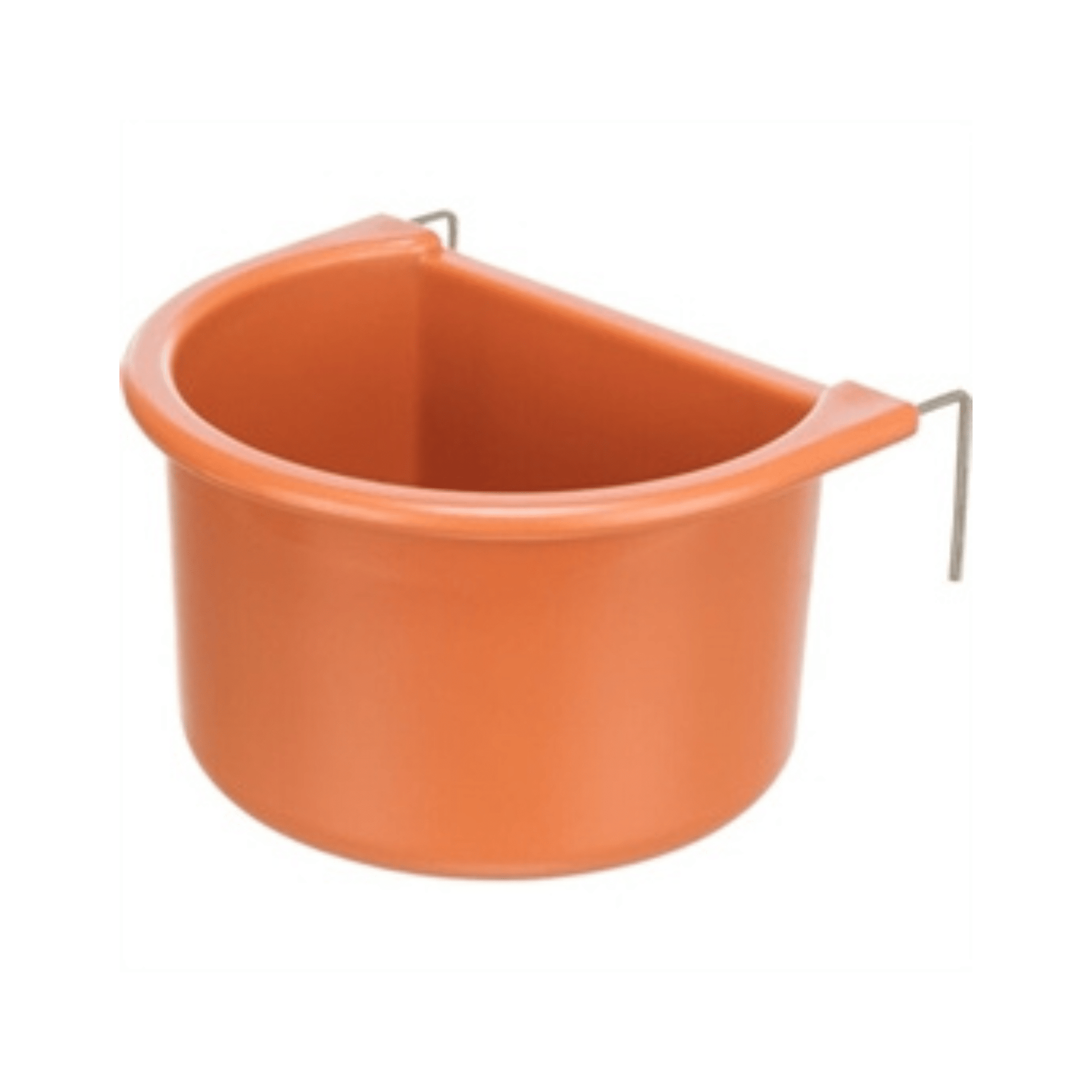 Trixie hangbakje met draadhouder kunststof assorti 8x6 cm 150 ml 4 st - Papegaaishop