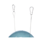 Trixie badhuis rond blauw 20x17,5x20 cm - Papegaaishop