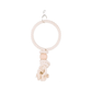 Trixie touwring met houten blok naturel 19x19 cm 3 st - Papegaaishop