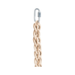 Trixie speelgoed veters leer met houten kralen naturel 50 cm - Papegaaishop