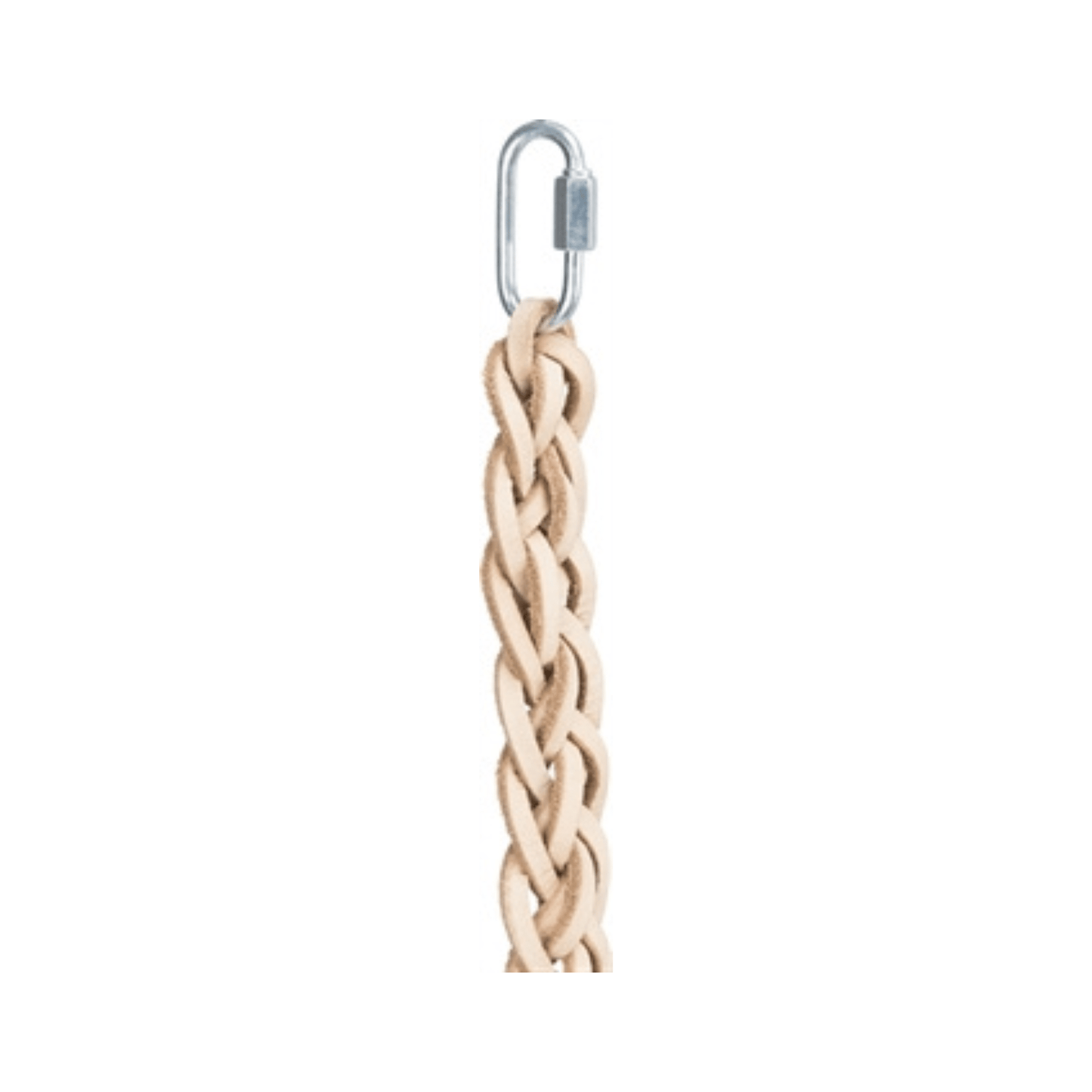 Trixie speelgoed veters leer met houten kralen naturel 50 cm - Papegaaishop