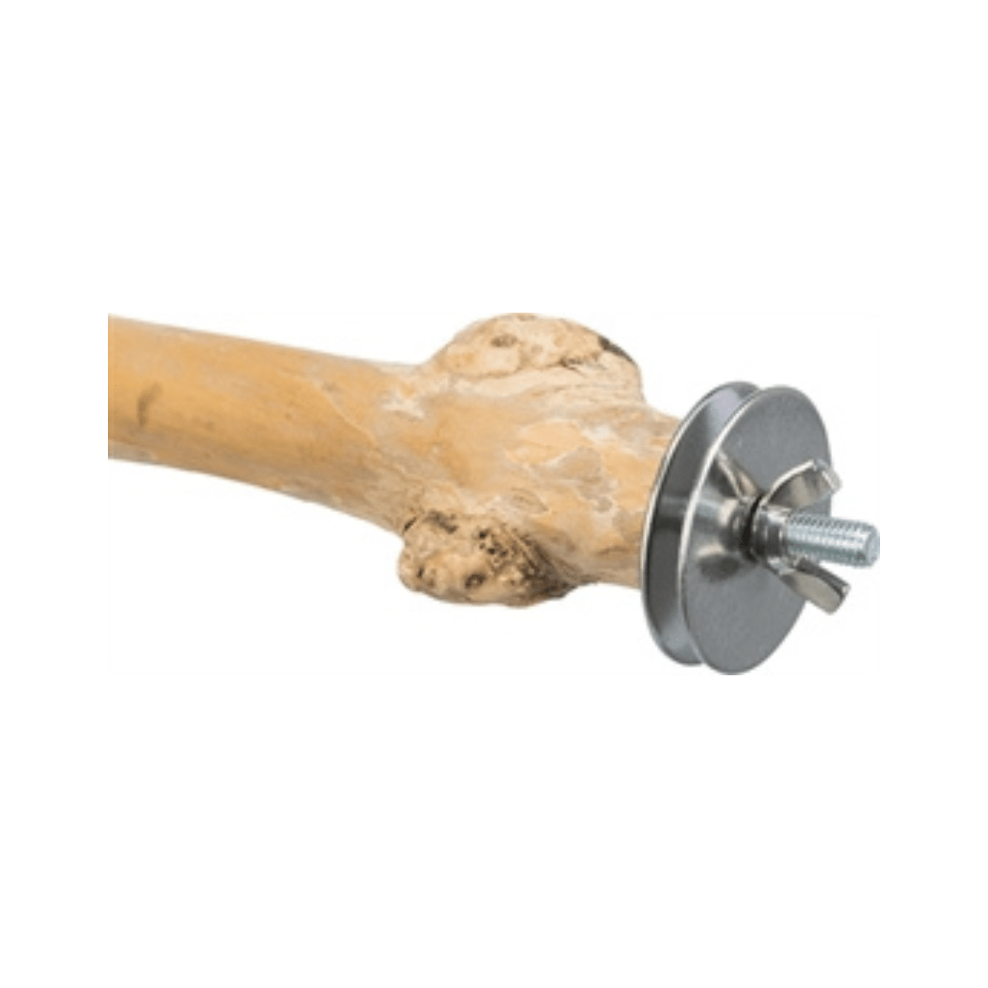Trixie zitstok met schroefbevestiging koffiehout 20 cm dia 2-3 cm - Papegaaishop