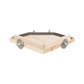 Trixie landingsplaats met zitstokken hout naturel 19x19 cm - Papegaaishop