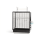 Savic vogelkooi primo open empire zwart - 80x50x95 cm - Papegaaishop