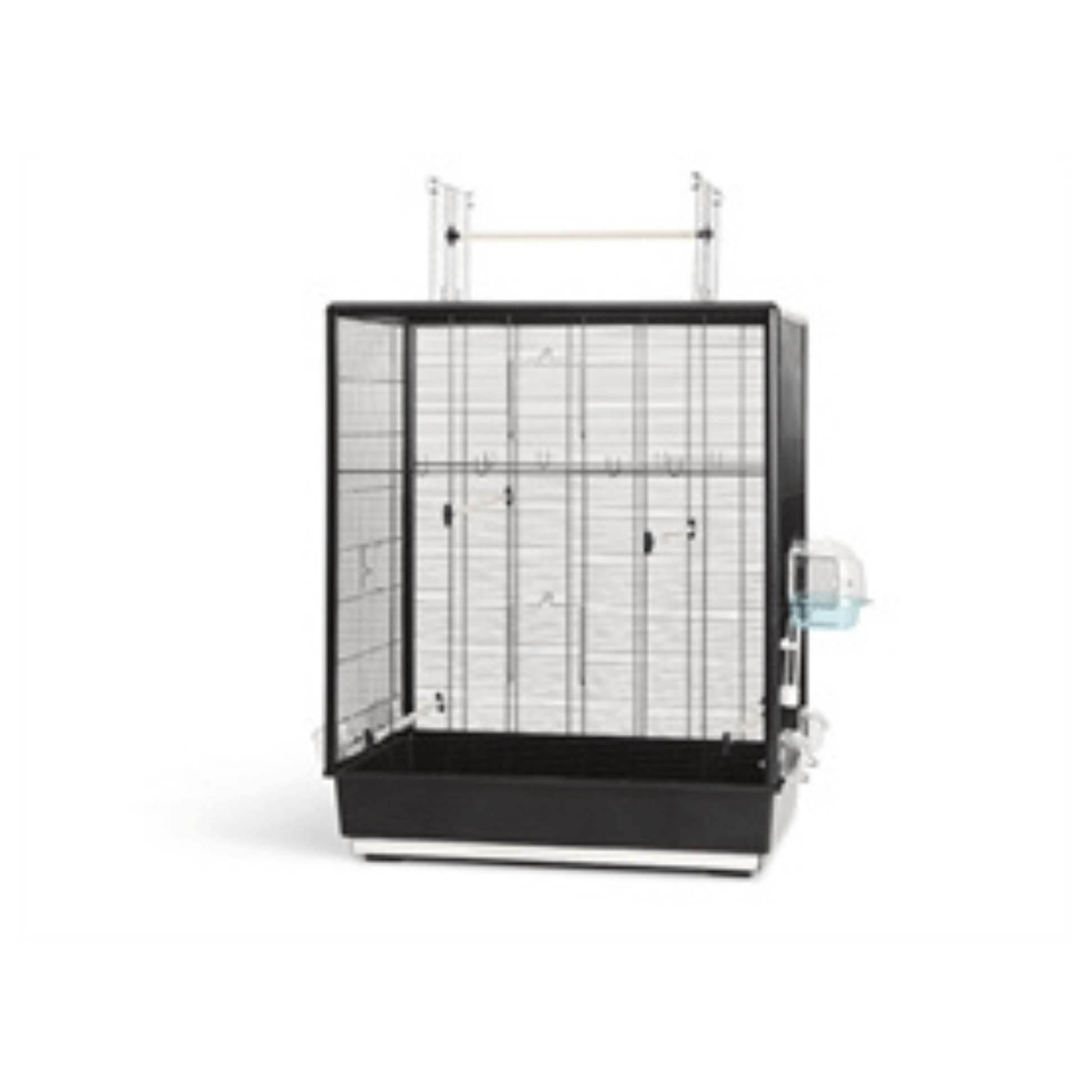 Savic vogelkooi primo open empire zwart - 80x50x95 cm - Papegaaishop