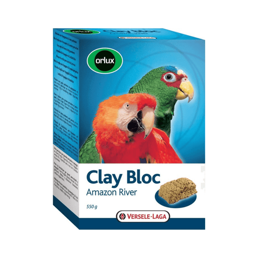 Orlux klei blok papegaai 550 gr mineral clay block supplement for large parrots and parakeets health care