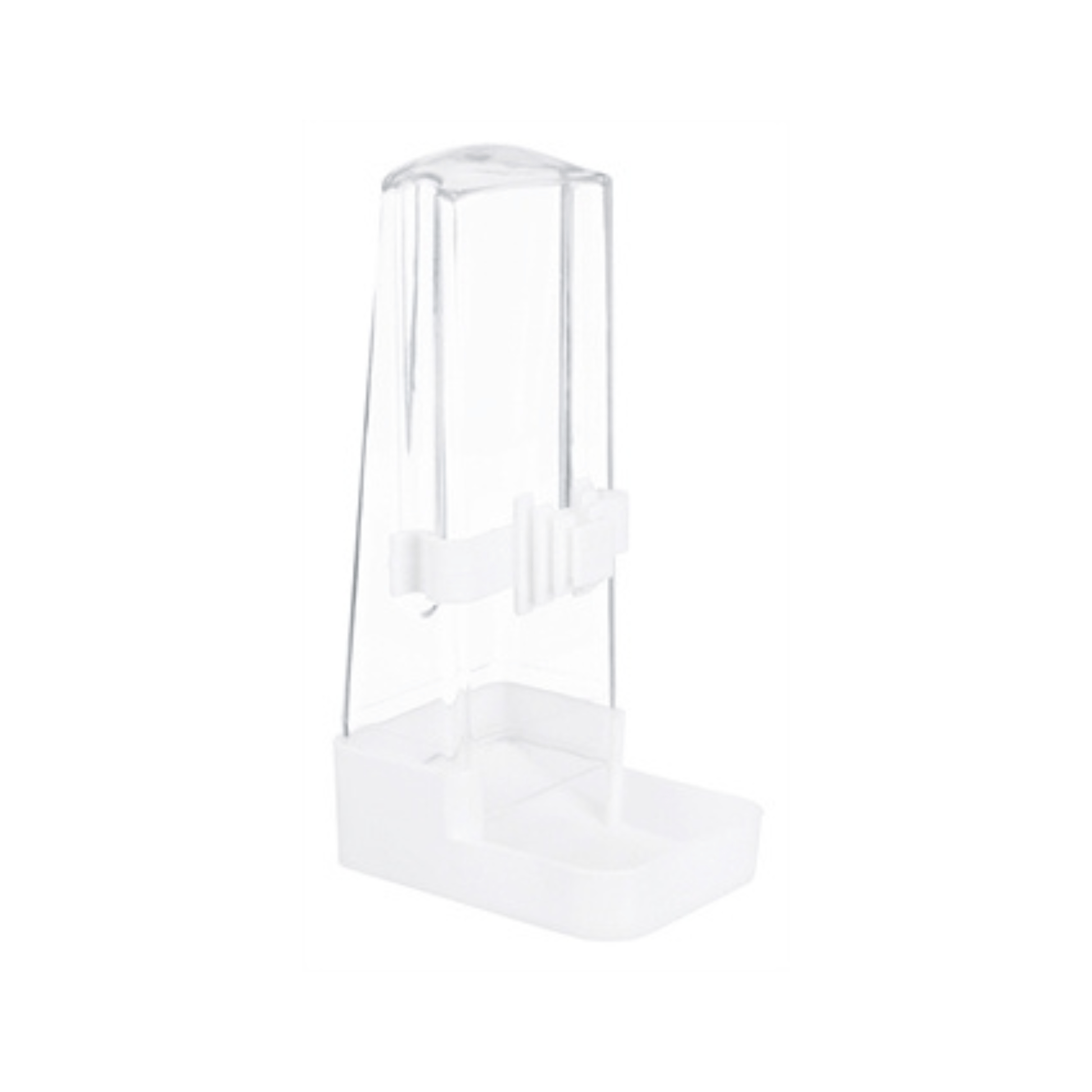 Trixie drinkfles en voerdispenser hoekig assorti 16 cm 200 ml 4 st - Papegaaishop