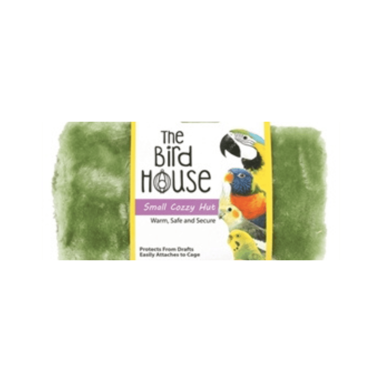 Happy pet vogelspeelgoed cozzzy hut assorti small 19x13x23 cm - Papegaaishop