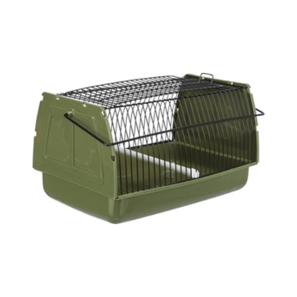 Trixie vervoersbox vogel/knaagdier groen 22x15x14 cm 3 st - Papegaaishop