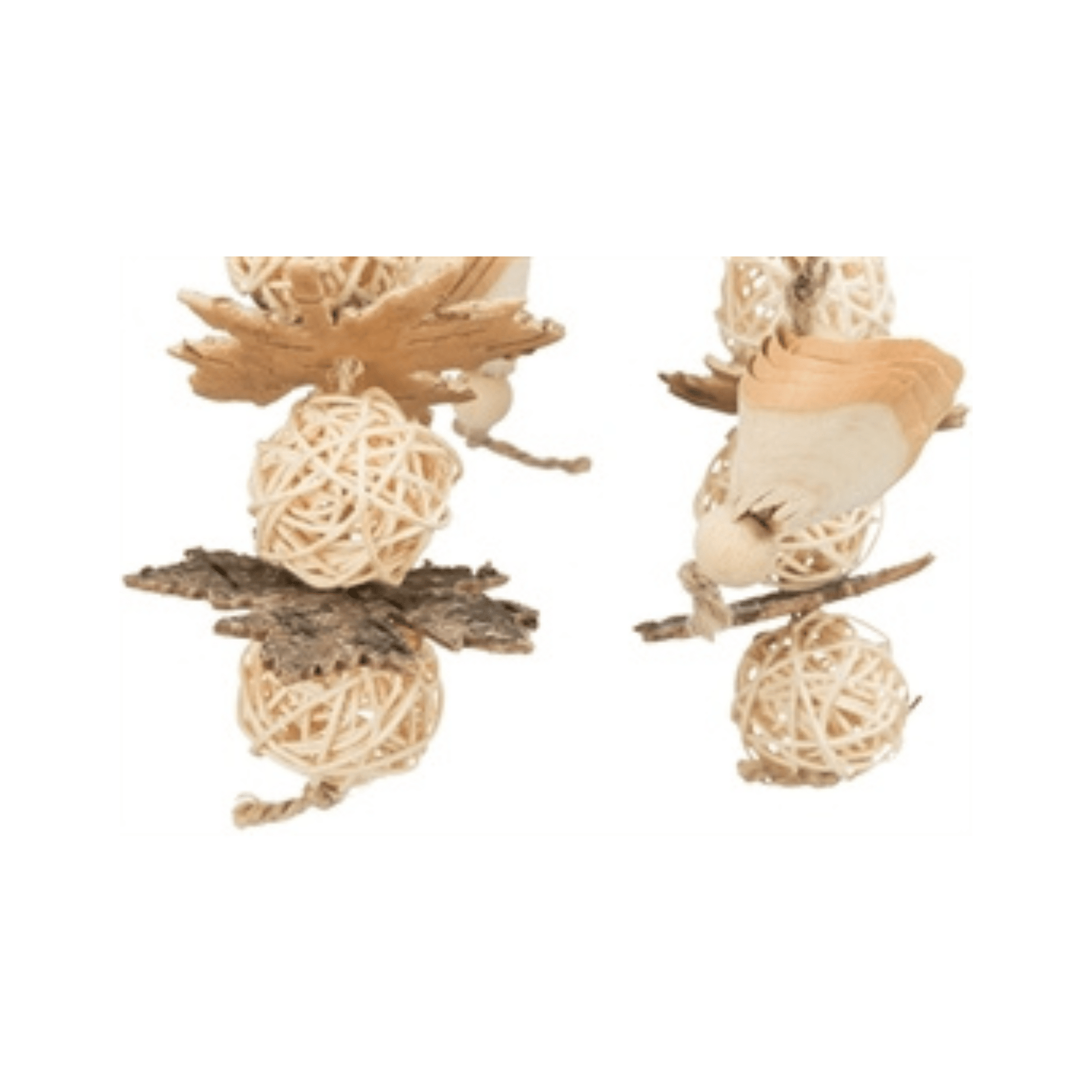 Trixie natuurspeelgoed bamboerotanhout 31 cm - Papegaaishop