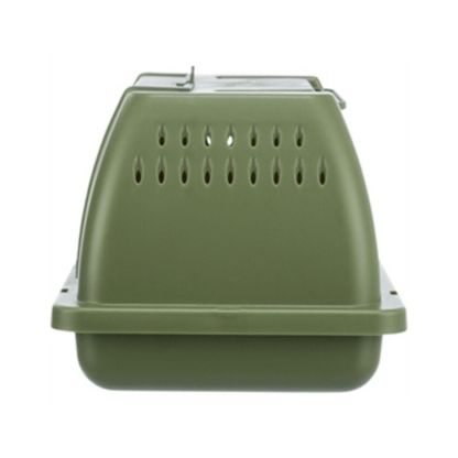 Trixie vervoersbox vogel/knaagdier olijfgroen 24x16x13 cm 3 st - Papegaaishop