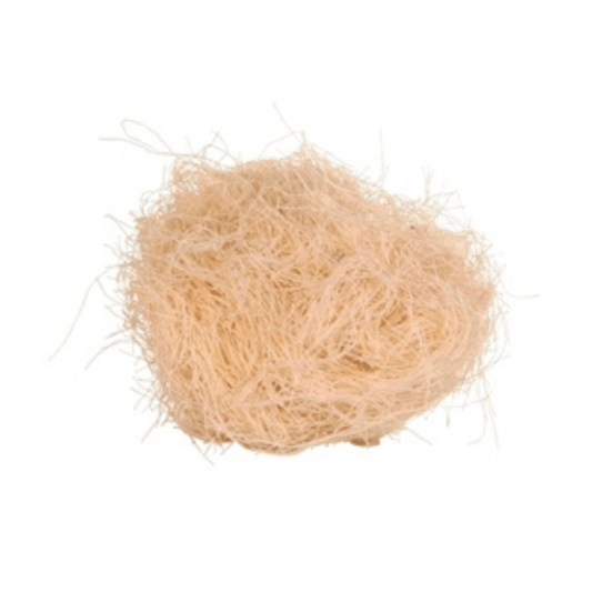 Trixie sharpie nestmateriaal katoenvezels 6x50 gr natural biodegradable cotton fibers for parakeet and parrot nests.