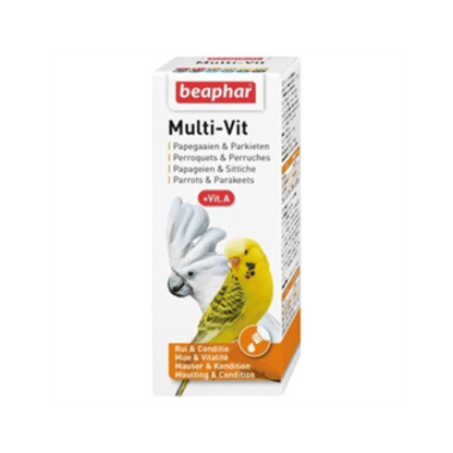 Beaphar multi-vit papegaai en grote parkieten 50 ml - Papegaaishop