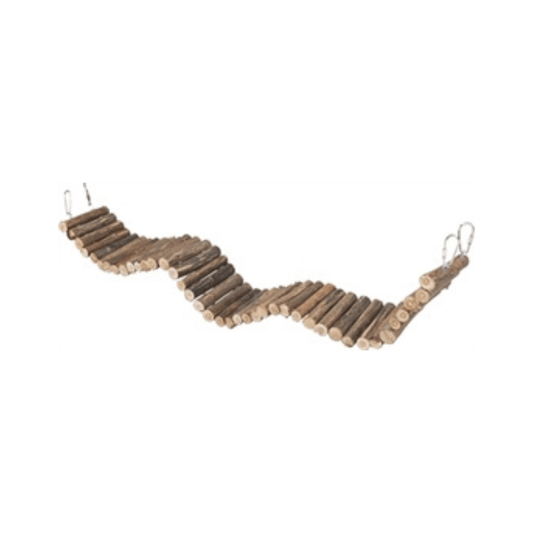 Trixie hangbrug wilg naturel 61x8 cm - Papegaaishop