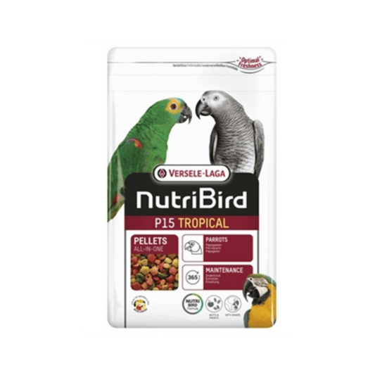 Nutribird p15 tropical onderhoudsvoeder 3 kg - Papegaaishop