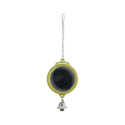Zolux spiegel rond met bel assorti 5,5x1x16,5 cm - Papegaaishop