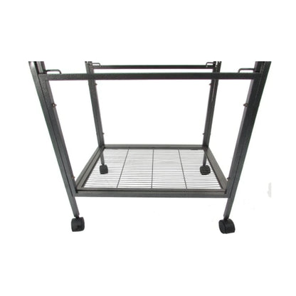Topmast Parkieten- en Kleine Papegaaienkooi Bologna, Zilvergrijs - Papegaaishop