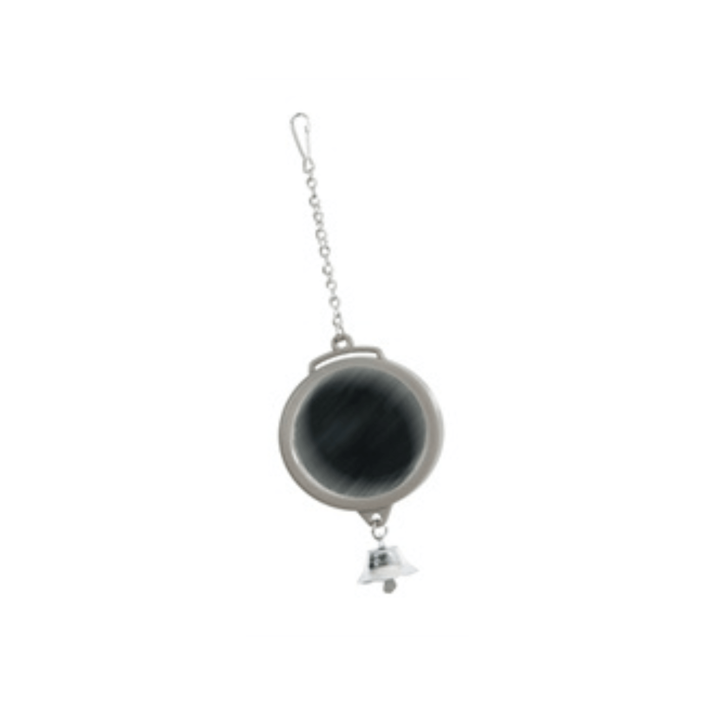 Zolux spiegel rond met bel assorti 5,5x1x16,5 cm - Papegaaishop
