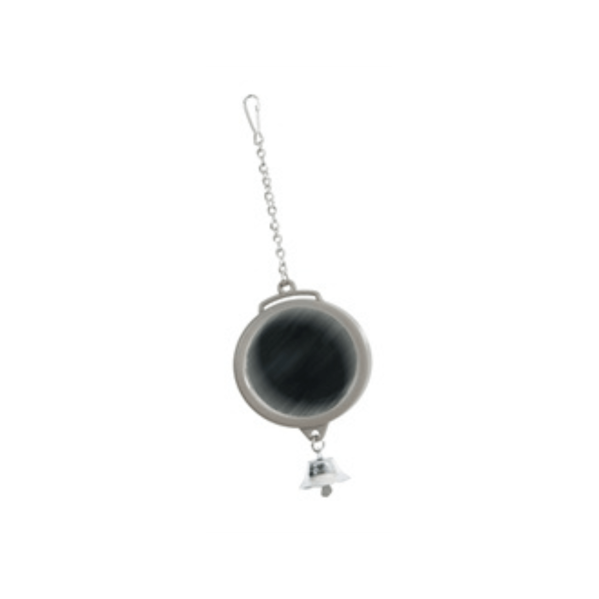Zolux spiegel rond met bel assorti 5,5x1x16,5 cm - Papegaaishop