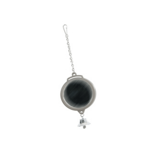 Zolux spiegel rond met bel assorti 5,5x1x16,5 cm - Papegaaishop