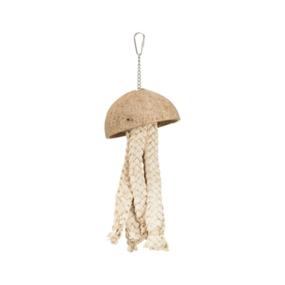 Trixie natuurspeelgoed kokosnootbananenbladen 37 cm 2 st - Papegaaishop