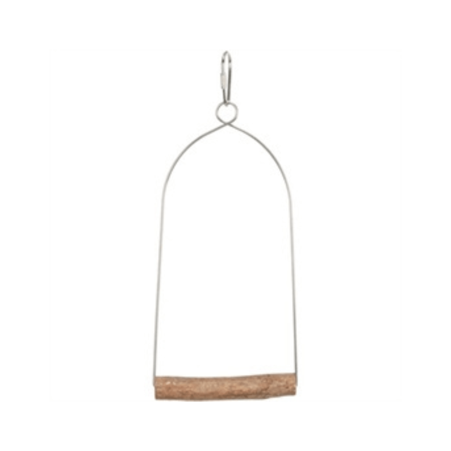 Trixie boogschommel draad hout 10x22 cm 4 st - Papegaaishop