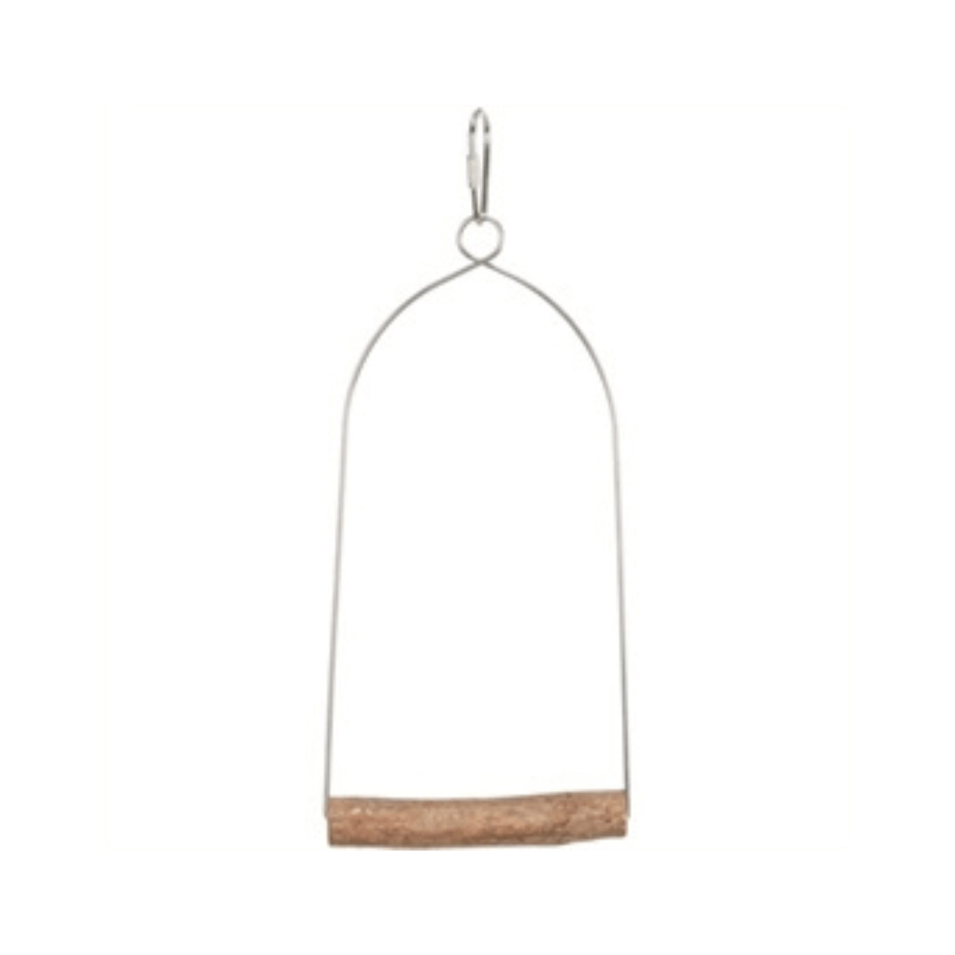 Trixie boogschommel draad hout 10x22 cm 4 st - Papegaaishop