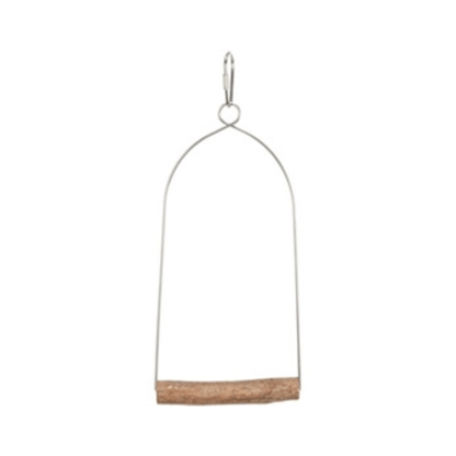 Trixie boogschommel draad hout 10x22 cm 4 st - Papegaaishop