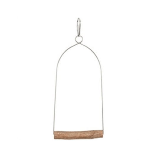 Trixie boogschommel draad hout 10x22 cm 4 st - Papegaaishop