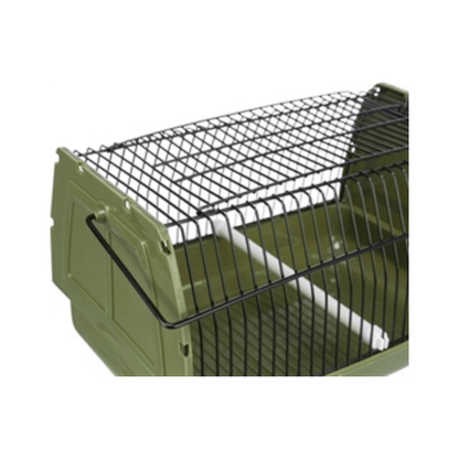 Trixie vervoersbox vogel/knaagdier groen 22x15x14 cm 3 st - Papegaaishop