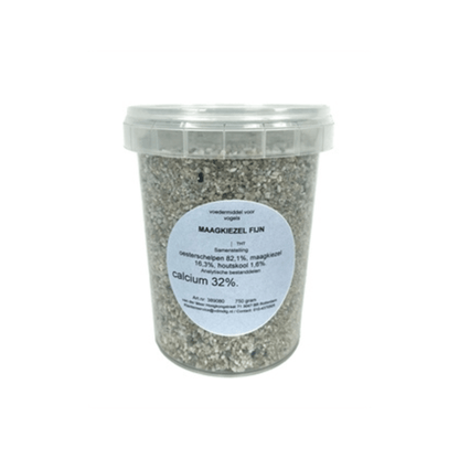 De vries maagkiezel fijn 750 gr - Papegaaishop