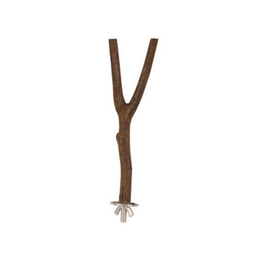 Trixie zitstok y-vorm schorshout 20x1,5cm 3st - Papegaaishop