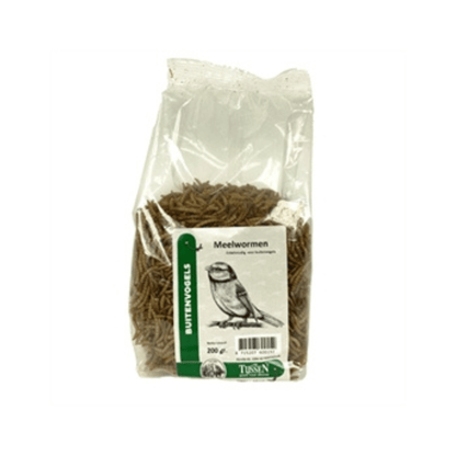 Meelwormen gedroogd 200 gr - Papegaaishop