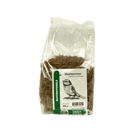 Meelwormen gedroogd 200 gr - Papegaaishop