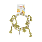 Zolux schommel houten wiel met kralen assorti 18x6x22 cm - Papegaaishop