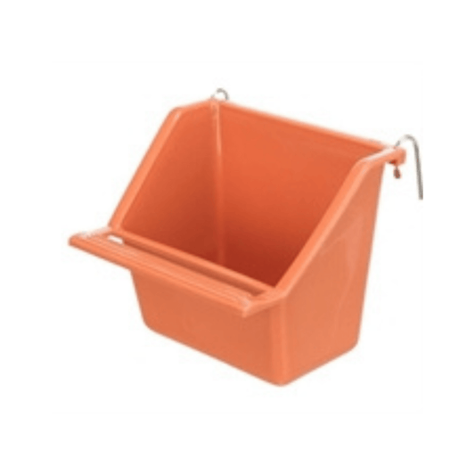Trixie hangbakje met draadbeugels kunststof assorti 8x7 cm 130 ml 12 st - Papegaaishop