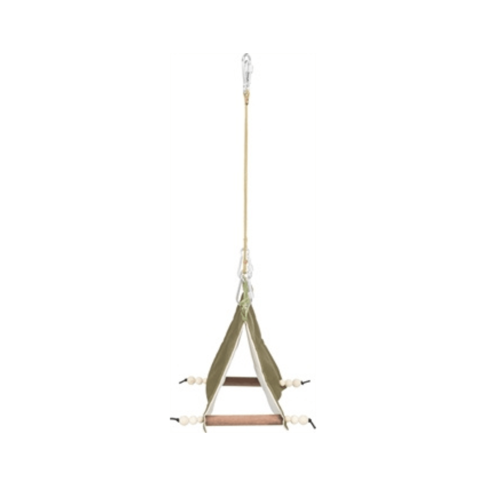 Trixie vogeltent hangend katoen groen 16x18x20 cm - Papegaaishop