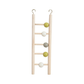 Zolux ladder hout 5 treden met kralen 1x7x23,5 cm - Papegaaishop