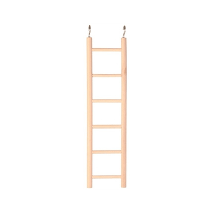 Trixie ladder hout 6 treden 28 cm 4 st - Papegaaishop