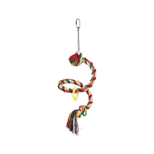 Trixie touw-zitstok flexibel met schroefbevestiging assorti 50x2,1 cm 3 st - Papegaaishop