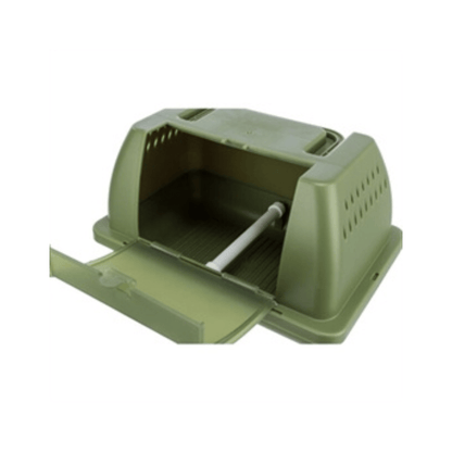 Trixie vervoersbox vogel/knaagdier olijfgroen 24x16x13 cm 3 st - Papegaaishop
